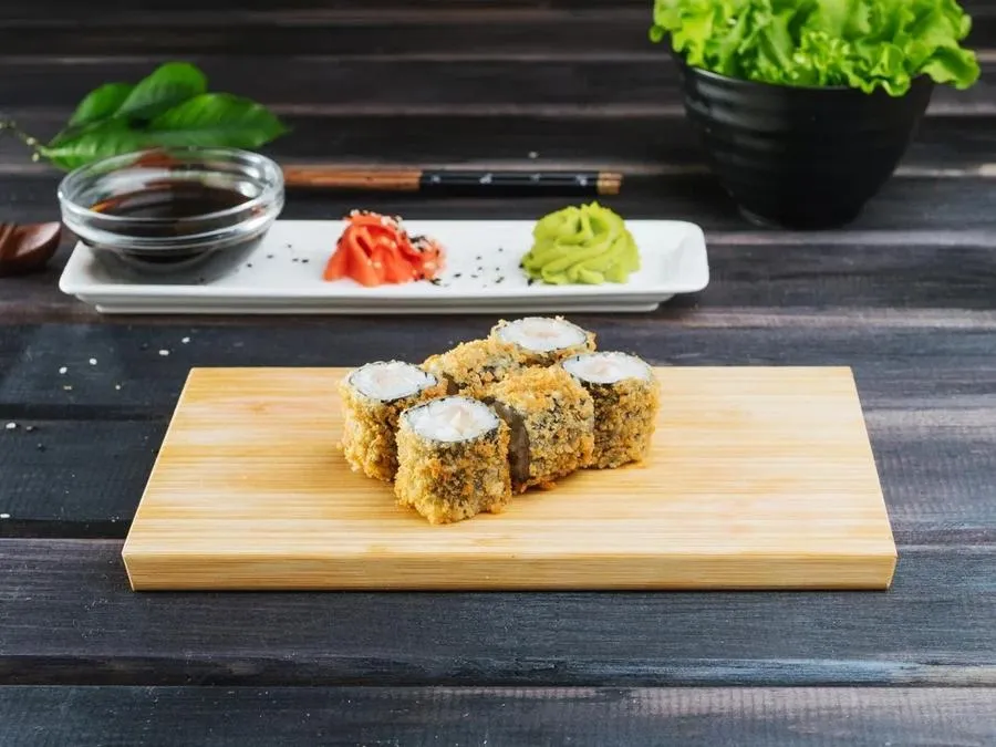 Горячий ролл с курицей мини